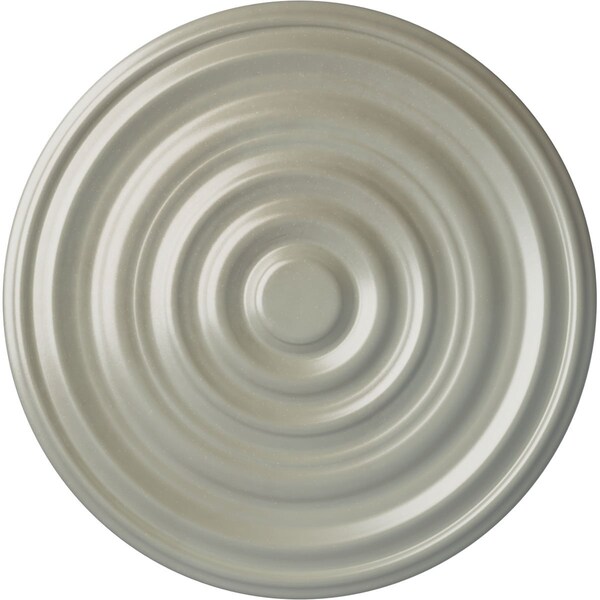 Ekena Millwork Carton Ceiling Medallion (For Canopies up to 3 3/4"), Hand-Painted Flash Copper, 17 3/4"OD x 1 3/8"P CM18CAFCS - main